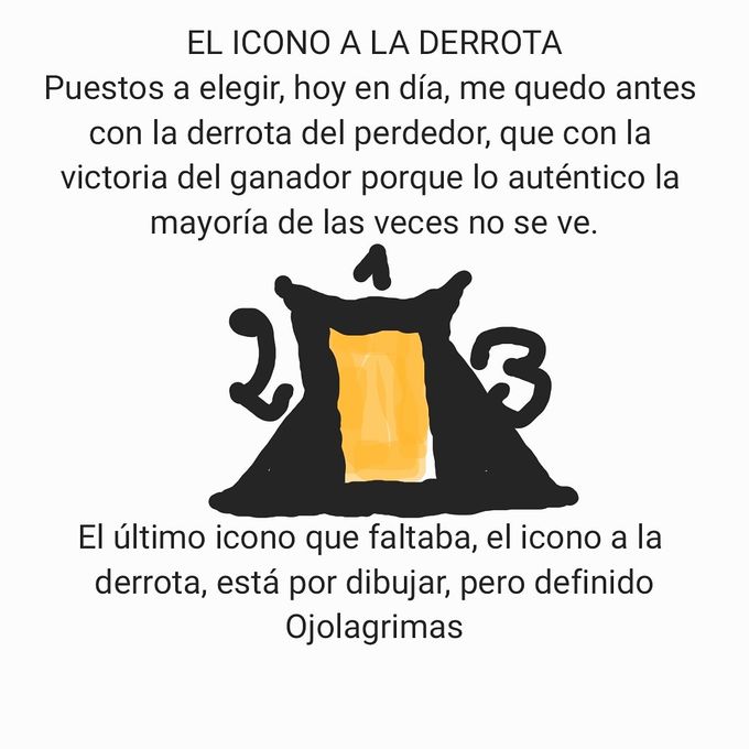 Introduccion del Icono de la Derrota.  Nunca antes se había declarado campeón a un cuarto y doy el razonamiento de porque es el verdadero ganador en algunas ocasiones.